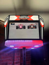 Custom Mini Jumbotron display in a modern Australian man cave with LED lighting