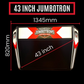 Four-sided hanging TV display for sports bars showing live AFL and NRL