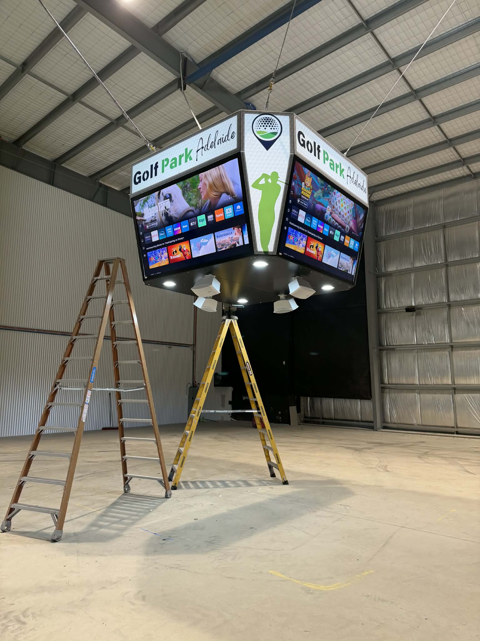 Custom Mini Jumbotron for bars, venues, pubs and mancaves in Australia.