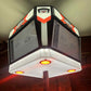 Wall mounted quad-screen TV unit for home sports bar and entertainment room